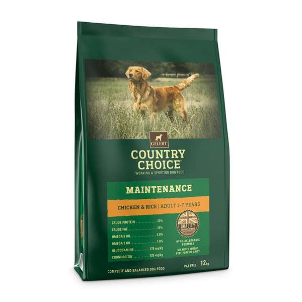 Gelert Country Choice Maintenance Chicken & Rice 12kg