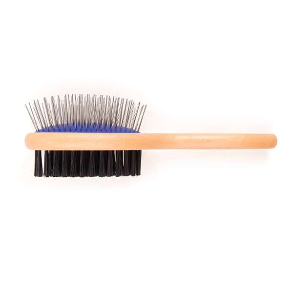 Ancol Ergo Wooden Hand Double Sided Brush